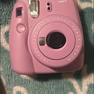 Pink Instax Mini 9 Camera